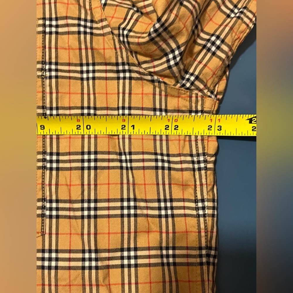 Genuine Burberry Cotton Check Button Down Shirt - Picture 9 of 12
